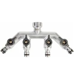 GEKA Vierwegeventil IG G 3/4" MS Cr Karte Plus Stecksystem