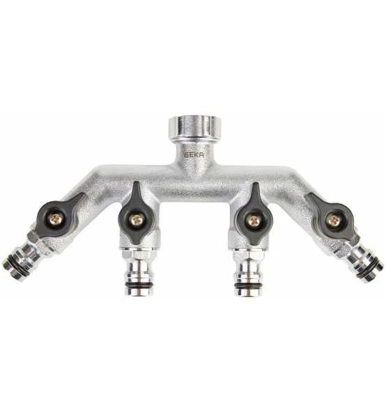 GEKA Vierwegeventil IG G 3/4" MS Cr Karte Plus Stecksystem 3 GEKA Vierwegeventil IG G 3/4" MS Cr Karte Plus Stecksystem