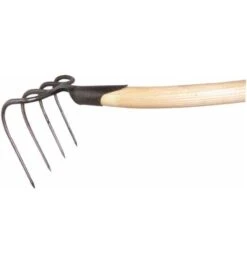 Krumpholz Dunghacke Zinken-L.210mm M.Federdülle,m.Stiel G.1200 G,4 Rd.Zinken