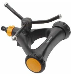 Fiskars Wirbelsprinkler Metall M. Rädern S 0-150 Qm 1023657