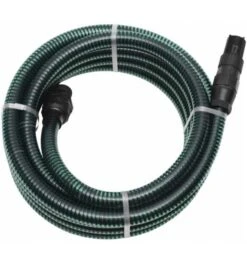 Floraworld Schlauchgarnitur 4m,1" PVC-Armatur,grün