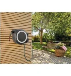 Gardena Wand-Schlauchbox RollUp M/L (weiß) 25 M -Feco Garten Geschaft gartenschlauchaufroller 784355 czm