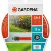 Gardena Schlauch-Regner 15,0 M Orange M. Armaturen -Feco Garten Geschaft kleinflaechenbewaesserung 340780 czm