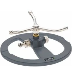 GEKA 3-Arm-Kreisregner M. Steck-Anschluss Metall