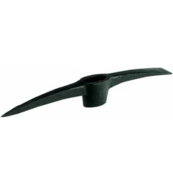 Idealspaten Kreuzhacke Stahl Schwarz Lackiert 2,5 Kg