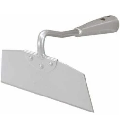 Idealspaten IDEAL-Unkrauthacke, Hohe Form, Mit Geschliffenem Blatt, Silber Pulverbeschichtet, Dülle